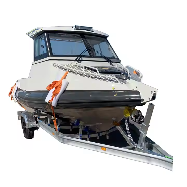 HRAB675-B2 	Aluminum Boat trailer 6750mm*2450mm