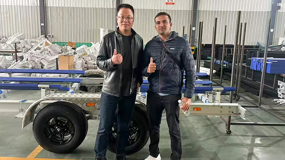 hyroad trailer customer visit