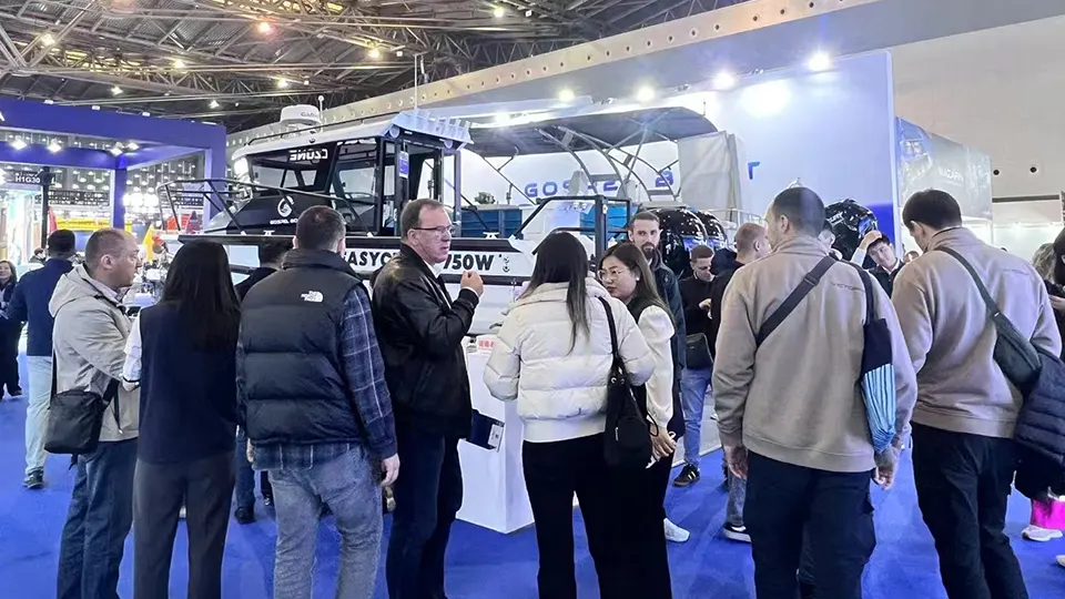 hyroad trailer exhibition booth visitors