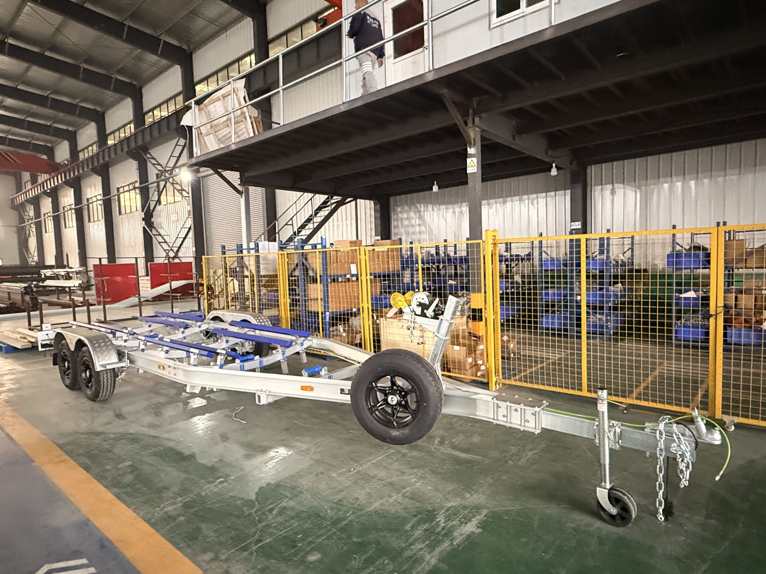 Aluminum alloy boat trailer