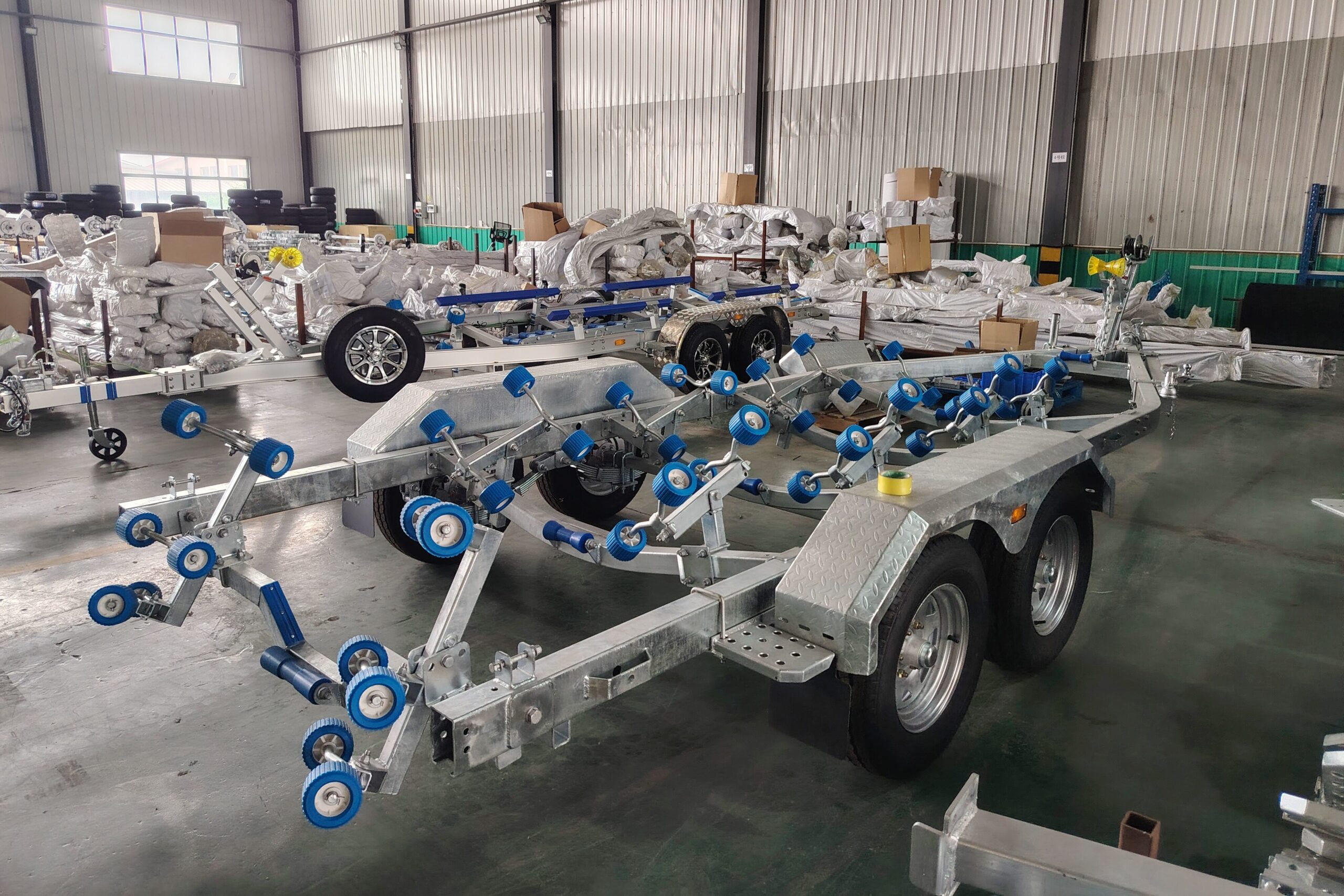 hot dip galvanized boat trailer